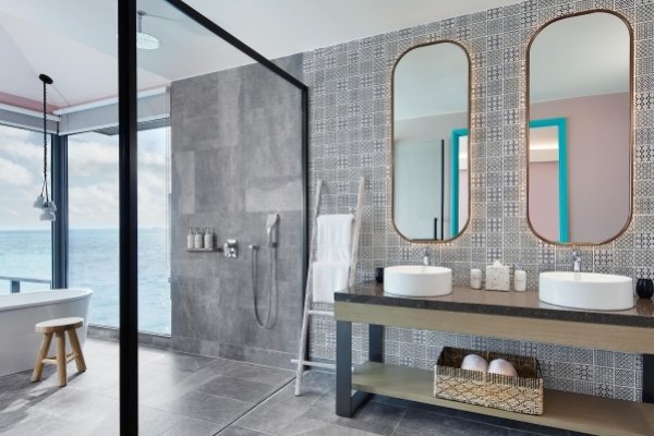 Two Bedroom Overwater Pool bathroom